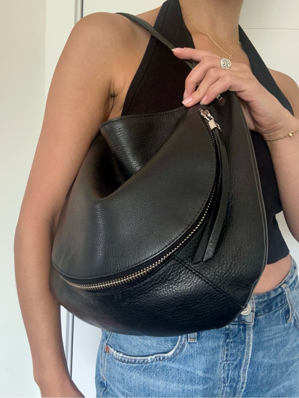 Gianni Chiarini Black Leather Purse